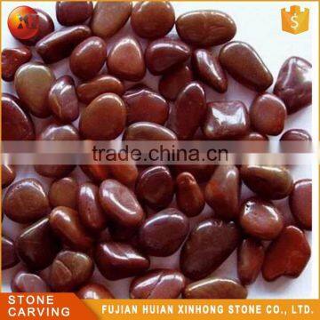 Wholesale Black Decoration Marble Pebble For Garden photo-3