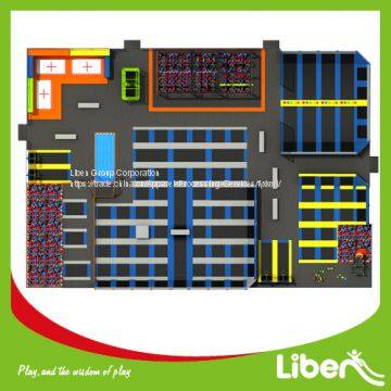 CE Approved High Quality Big Commercial Kids Trampoline photo-3