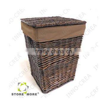 Canopy Handwoven Willow Laundry Hamper photo-3