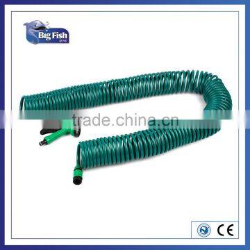 30M EVA coil hose with spray gun set /eva coil hose/ cioled hose /Coiled high pressure hose/water garden coil hose/rewind hose