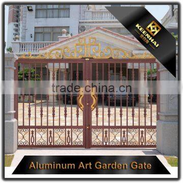 Garden Decoration Powder Coated Laser Cut Aluminum Metal Garden Fence Gate