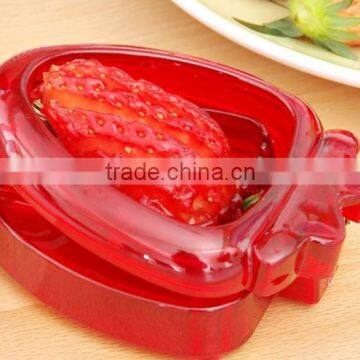 Cake Decorating Baking Tools Plastic Mini Fruit Strawberry Slicer photo-2