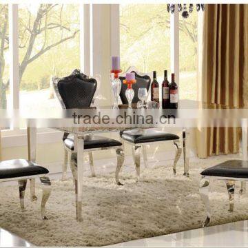 Marble Top Dining Table and Chair