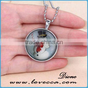 Christmas Jewelry Necklace Snowman Necklace Pendant Jewelry photo-6