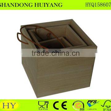 unfinished factory custom wooden bucket