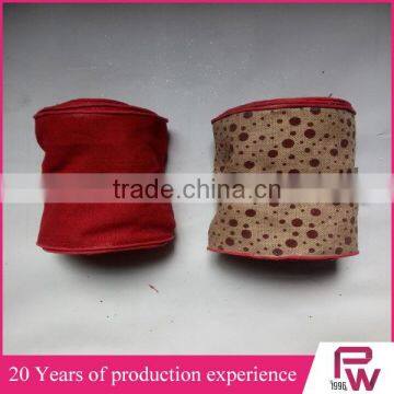 Factory High Quality Wholesale Wholesale Novelty Jacquard Ribbon in 100% Jute Cloth photo-2