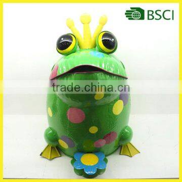 YS15036 Cute frog design foot pedal garbage bin