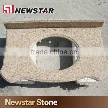 Newstar Golden Yellow Coast Sand Custom Vanity Tops Block Granite photo-3