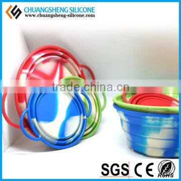 Silicone Folding Bowl, FDA Grade Bowl, Foldable Silicone Dog Bowl photo-5