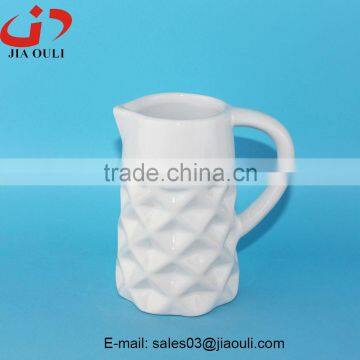 Hot design home decor ceramic milk cup vase