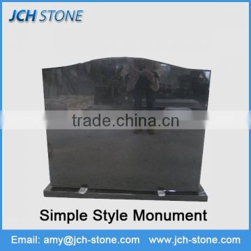 Cheapest black granite grave monument