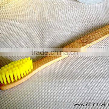 Color Bristle Bamboo Handle Toothbrush photo-2
