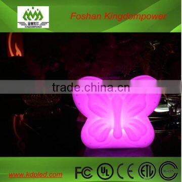 Rechargeable Color Changing White Plastic Led Butterfly Lamp photo-2