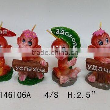 2016 New Year Gift Monkey Shape Candle photo-5