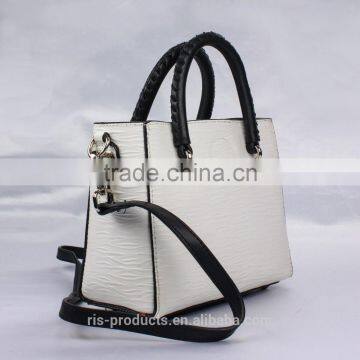 2016 Pretty and High Quality White pu Handbag photo-2