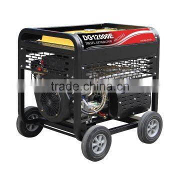 5kw Diesel Engine Generator Strong Square Frame With Big 4 Wheels Generator Manufacturer photo-4