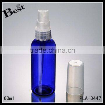 60ml Spray Bottle Cosmetic Plastic Bottle Blue 60ml Spray Bottle Wholesale photo-2