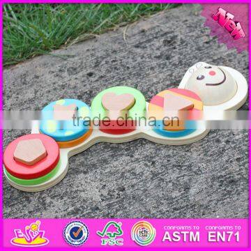 2016 New Design Educational Wooden Stacking Toys for Babies W13D128 photo-5