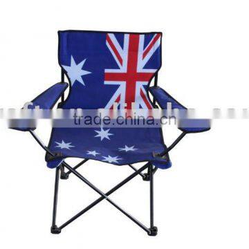 Folding Beach chair with flag printing