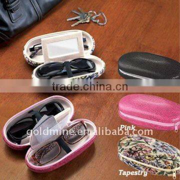 Dual eyeglass case eyeglass holder eyeglass box
