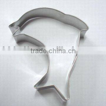 Stainless Steel dolphin shape Cookie Cutter