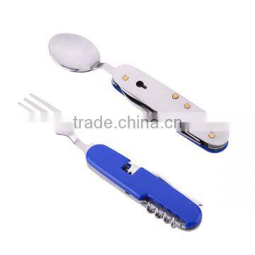 Camping Tool Stainless Steel Camping Spoon Fork Knife photo-3