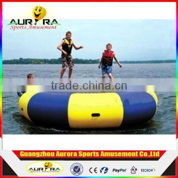 high quality inflatable water bouncy trampoline inflatable sea trampoline for sale