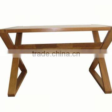 Cross Leg Wood Dinning Table photo-2