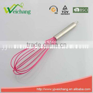 WCR042 Good Quality Egg Whisk Silicone Wire Whisk, Egg Frother, Milk & Egg Beater Blender 12" Hot Sales photo-2