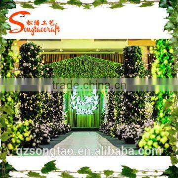 Hot Selling Artificial Flower Wall Wedding Backdrop for Wall Decoration photo-4