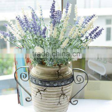 purple lavender artificial flower short stem high quality wholesale