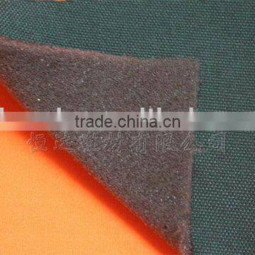 K324 pu foam laminate 600D oxford fabric