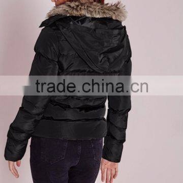 Most Popular Chinese Style Women Black Padded Jacket photo-5