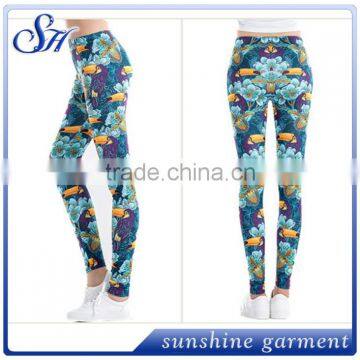 2017 Printed Spandex Woman Leggings KX004
