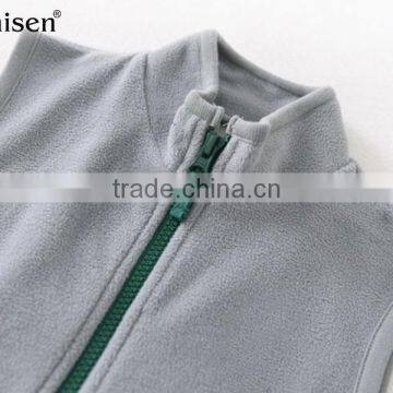 Custom Oem Wholesale Polar Fleece Breathable Zipper-up Windbreaker Men Vest photo-2