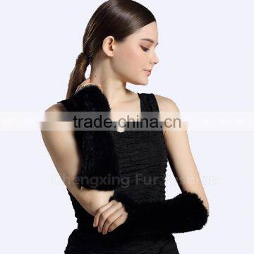 CX-A-68C Women Fashion Winter Warm Genuine Mink Fur Leather Golves photo-5