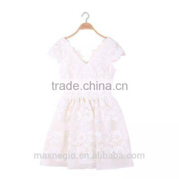 Hot Sale 2015 Guangzhou Garment Cocktail Formal Organza Lace Embroidery Sun Flowers Lady Evening Dresses photo-6