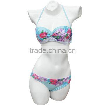 Plain Dyed Technics and Adults Age Group Sexy Mature Bikini Colorful Set (LD131004) photo-1