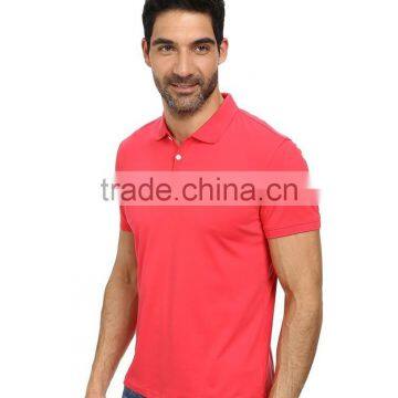 2015 Collar Design Mens China Factory Pique Polo Fabric Design Mens Polo Shirt photo-2