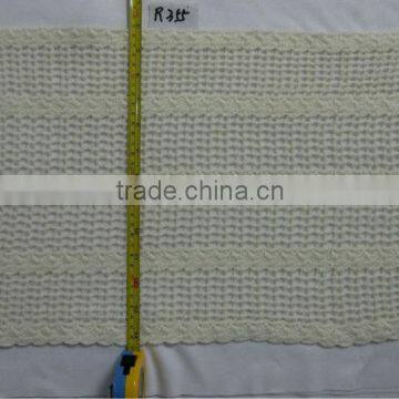 machine crochet cotton lace net fabric design