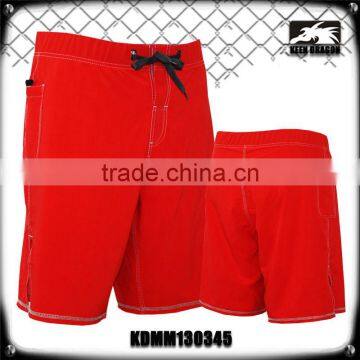 men's simple blank red shorts for mma training blank red mma board shorts