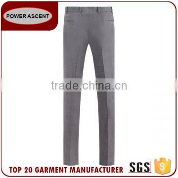 New Design Men Light Grey Checked Formal Pants Designs photo-2