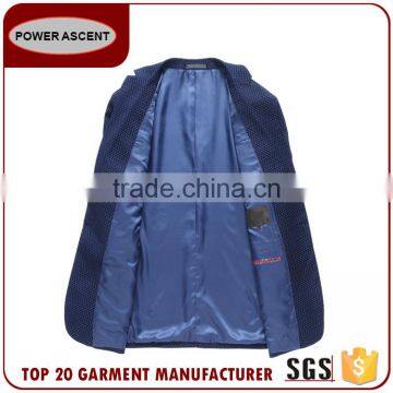 Fashion Design Mens Slim Fit 1 Button Suit Jacket Blazer For Sale photo-3