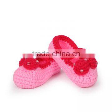 2015 New Design Bowknot Handmade Crochet Fashion Child Shoes photo-4