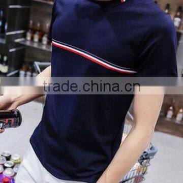 Printed 2017 Men Round Collar Short Sleeve T-shirt Cotton Loose photo-5