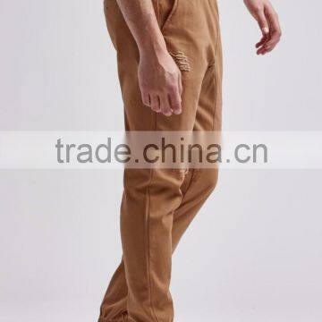 Relaxed Fit Distressed Detailing Men's Cheap Wholesale Sweatpants photo-3