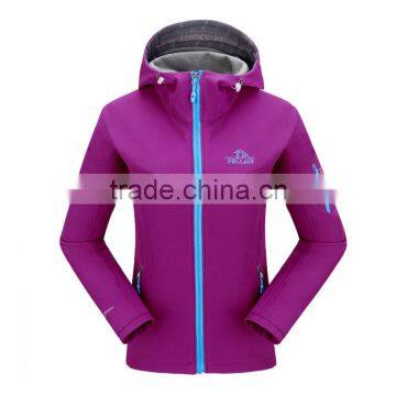 waterproof sports winter lady softshell jacket