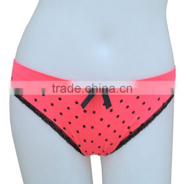 new style nice quality seamless woman sexy underwear ladies panty ladies bikini w/print & lace