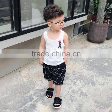 S17141A 2017 Wholesale Child Boys Sportwear Tank Tops Running Vest photo-2