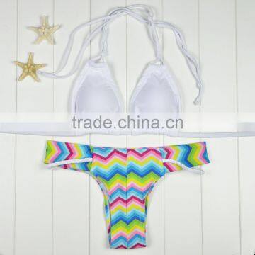 Polyester Bikini Different Size for Choice & Padded Blue Girls Swimwear 59377 photo-2